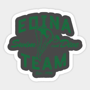 Edina Swim Dive Team Sticker